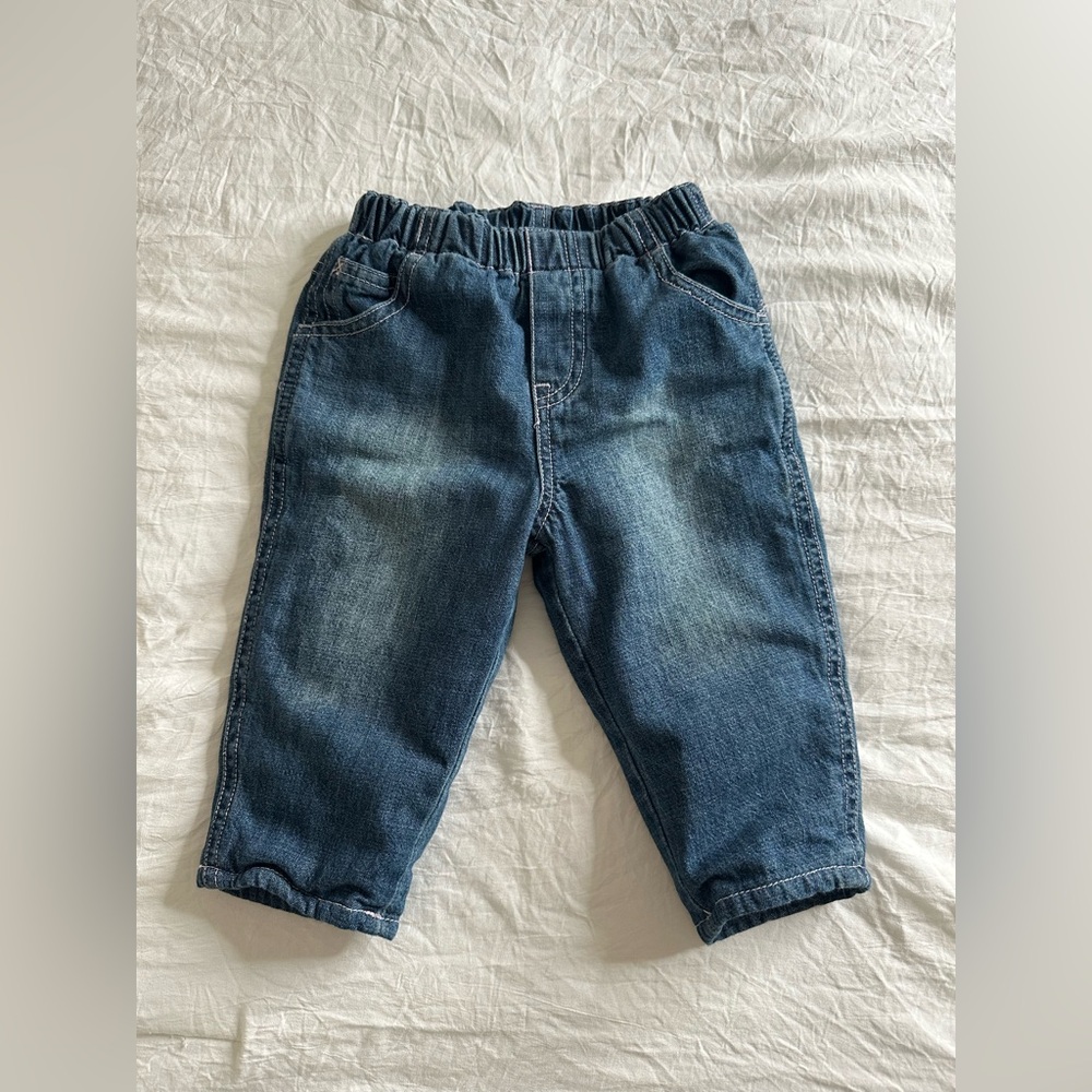 Children’s place warm jeans size 6-9 months